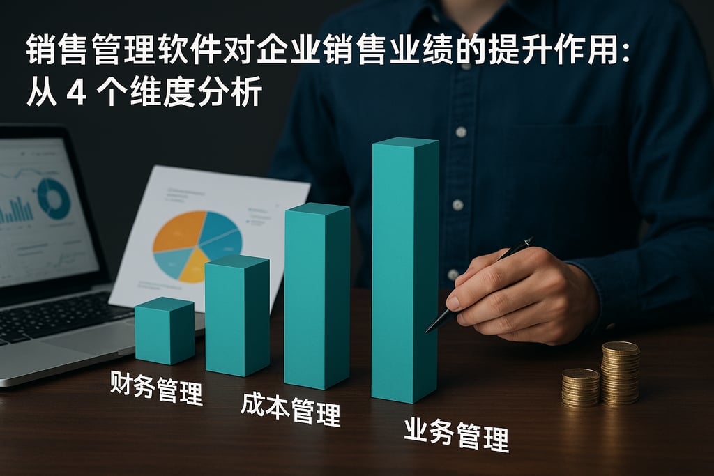销售管理软件对企业销售业绩的提升作用：从 4 个维度分析